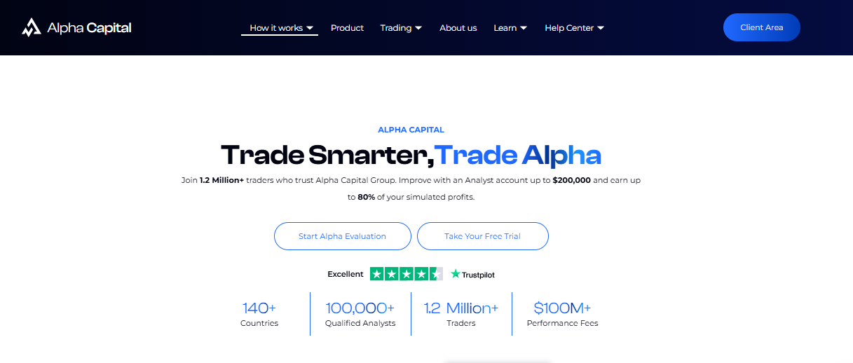one-step prop firms alpha capital